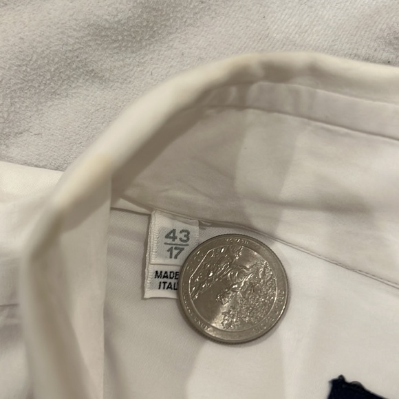 Lanvin Mens White Dress Shirt - Picture 5 of 5